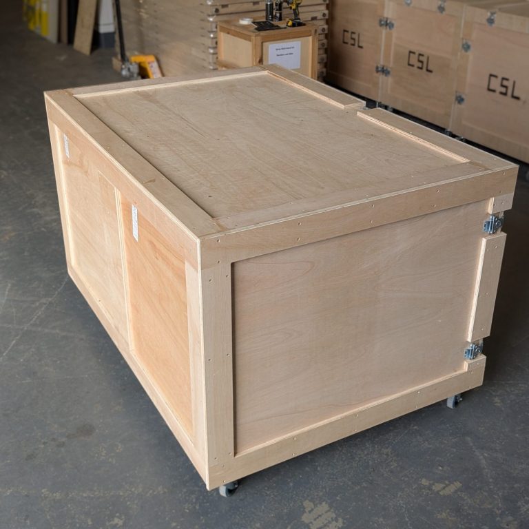 Crate 1 Heavy duty wooden transport box made from quality timber